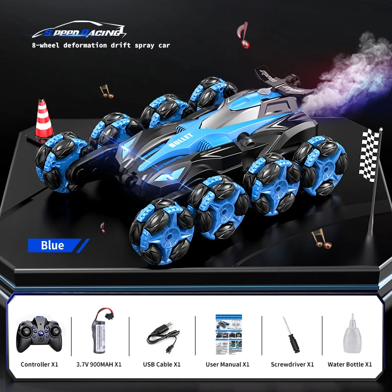 Eight wheels 2.4G Toy Remote Control Stunt Car - Image 10