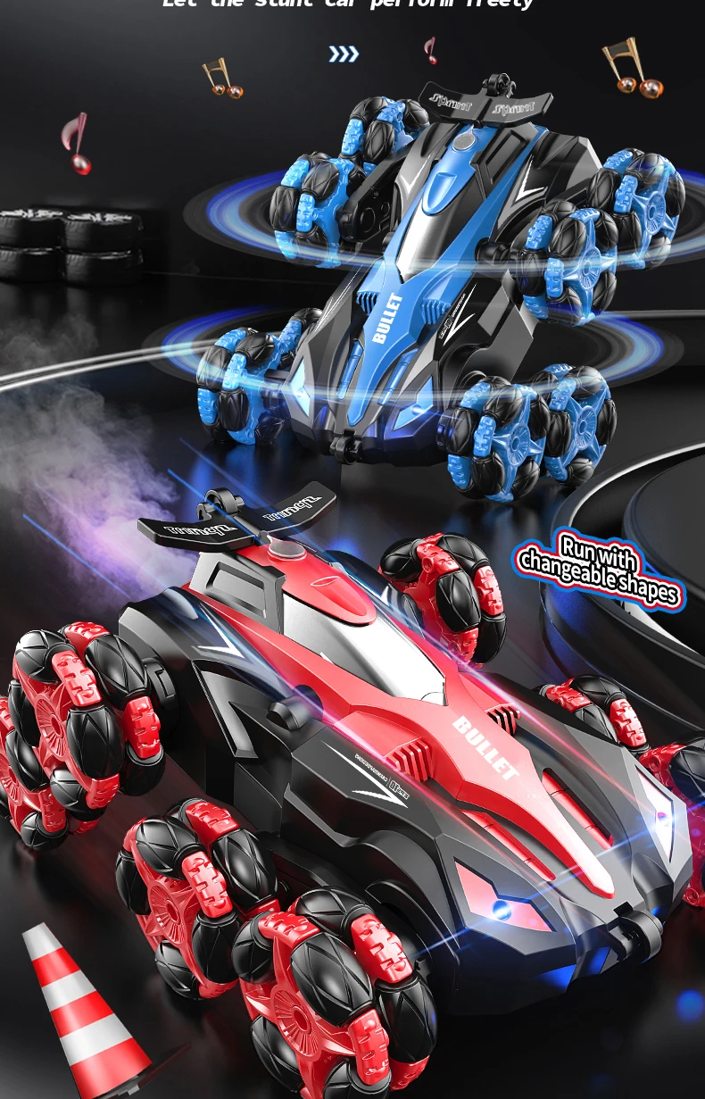 Eight wheels 2.4G Toy Remote Control Stunt Car - Image 21