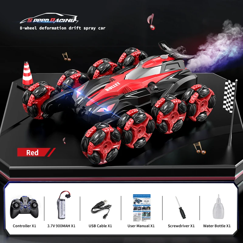 Eight wheels 2.4G Toy Remote Control Stunt Car - Image 7
