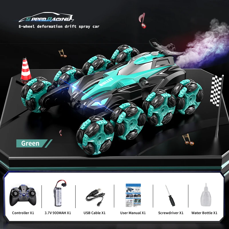 Eight wheels 2.4G Toy Remote Control Stunt Car - Image 8