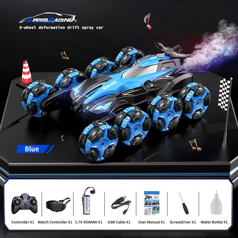 Eight wheels 2.4G Toy Remote Control Stunt Car - Image 11