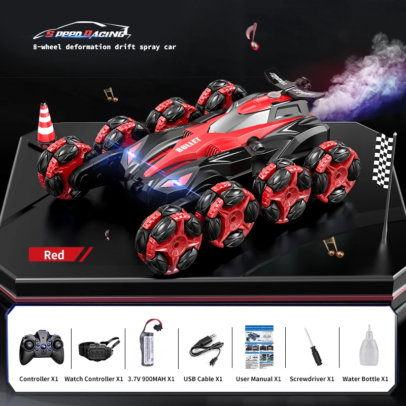 Eight wheels 2.4G Toy Remote Control Stunt Car - Image 6